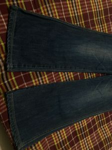 Women's Wide-Leg low waisted Denim Jeans