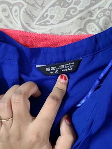 Royal Blue High-Low Tunic