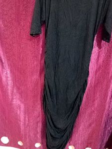 Comfortable Black Maternity Dress