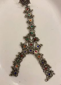 New Bohemian Silver Hand Chain Ring l Last pc
