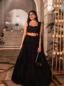 Elegant Black Lehenga Choli Set