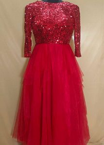 Stunning Red Sequin Gown