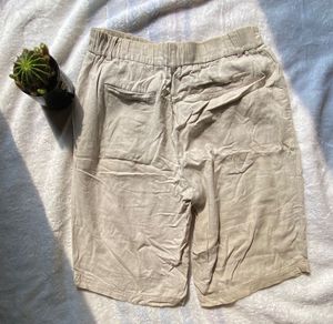 Casual Beige Shorts Unisex