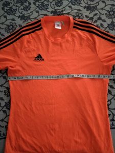 Adidas Orange Long Sleeve T-Shirt