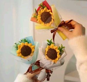 🎁❗️🌻 Handmade Crochet Sunflower Bouquet 🌻✨