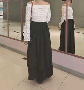 White Lace Off-Shoulder Top