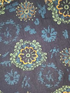 Embellished Navy Blue Kurta