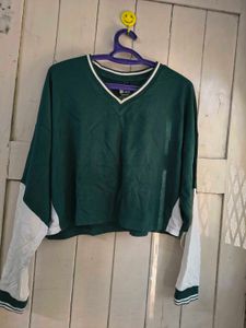 Oversized crop top by the souled store 💚