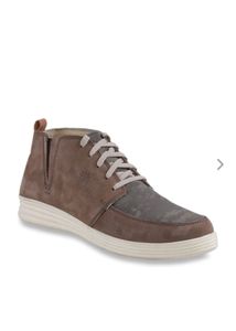 Woodland Men's Brown &amp; Grey Derby Boots