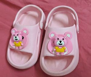 Cute Pink Bear Sandals for Kids