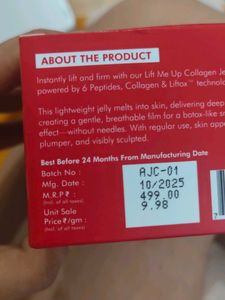 Lift Me Up Collagen Jelly Cream