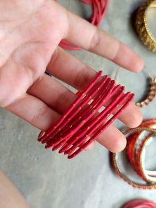 Red Velvet Bangles