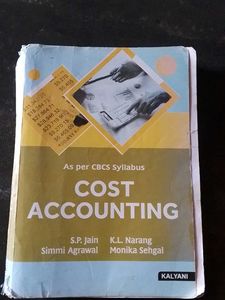 Cost Accounting Book