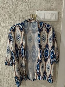 Boho Print Kimono Jacket & pants