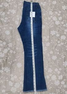 Striped Flare Jeans
