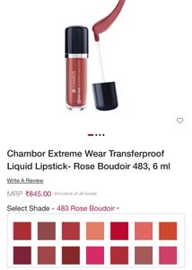 Chambor Lipstick 483 Shade