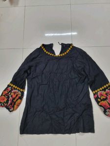 beautiful black kurti