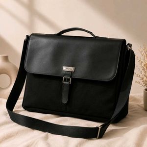 Classic Black Messenger Briefcase(negotiable)
