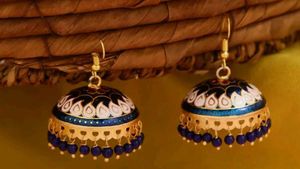 Beautiful Ethnic Jhumka Earrings
