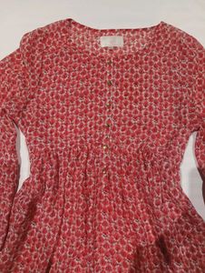 Pink Floral Mini Dress / Top