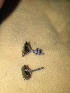 pure silver Small Stud Earrings