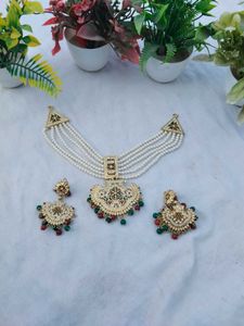 Indian Bridal Kundan Necklace Set