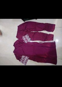 Embroidered Kurta Pant Set