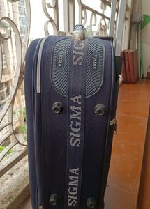 Small Suitcase with Wheels - Deep Blue