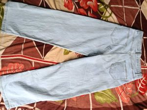 Light Wash Wide Leg Jeans