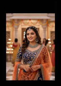 Heavy Choker For Neck With Earrings And Tika