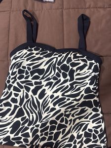Animal Print Bikini Top