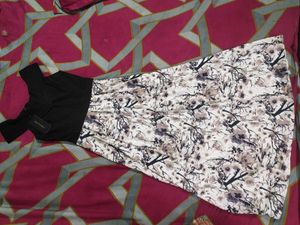 Elegant Floral Print Midi Dress