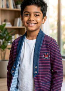 Striped Boys Cardigan