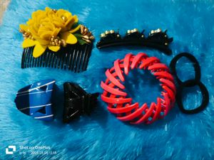 Rakhi gift hamper Hair Clip Collection