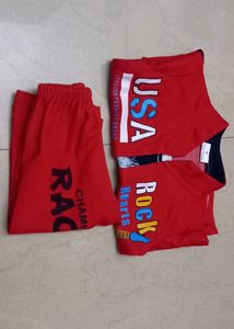 Coat Style Top Pant Set