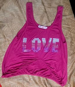 Ruffled LOVE Tank Top