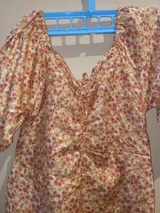 Floral Print Mini Dress