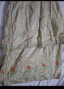 Boho Red Floral Maxi kurta and beautiful bottom