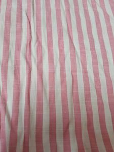 Pink and White Striped Shirt