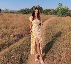 Emprall Slit Dress
