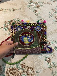 Boho Elephant Embroidered Sling Bag