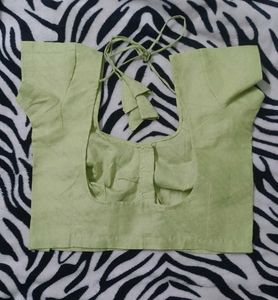 Elegant pistachio Green Blouse
