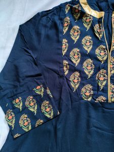 Navy Blue Ethnic Set