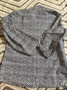 Polka Dot Button-Up short kurta
