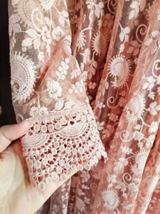 Anarkali Floral Embroidered Kurta Set