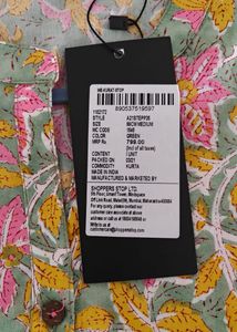 🌸 Shoppers Stop Floral Kurti –  New With Tag