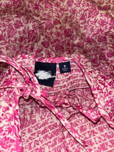 Pink Floral Tiered Sundress