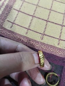 elegant 1 gram gold polish Ring or earrings