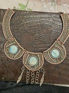Boho Beaded Statement Necklace