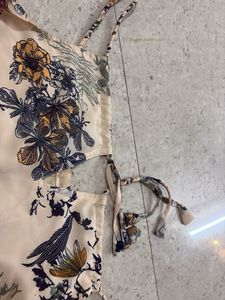 Floral Print Spaghetti Strap Dress